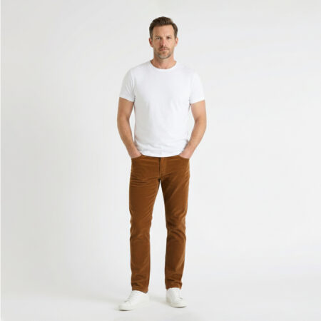 Mens Corduroy Trousers Regular Fit Size 32-44