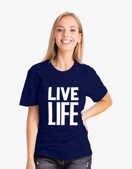 Printed T-Shirts for Women - LIVE LIFE